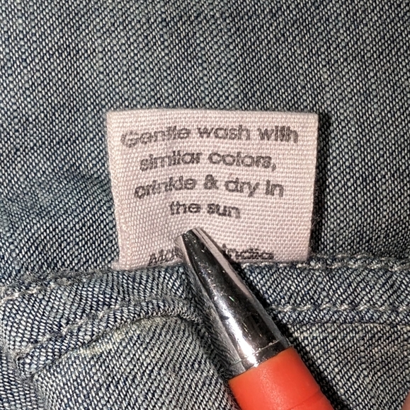 Magnolia Pearl Woodstock Sanforized Denim Patchwork Embroidered Women's OSFM - Picture 7 of 14